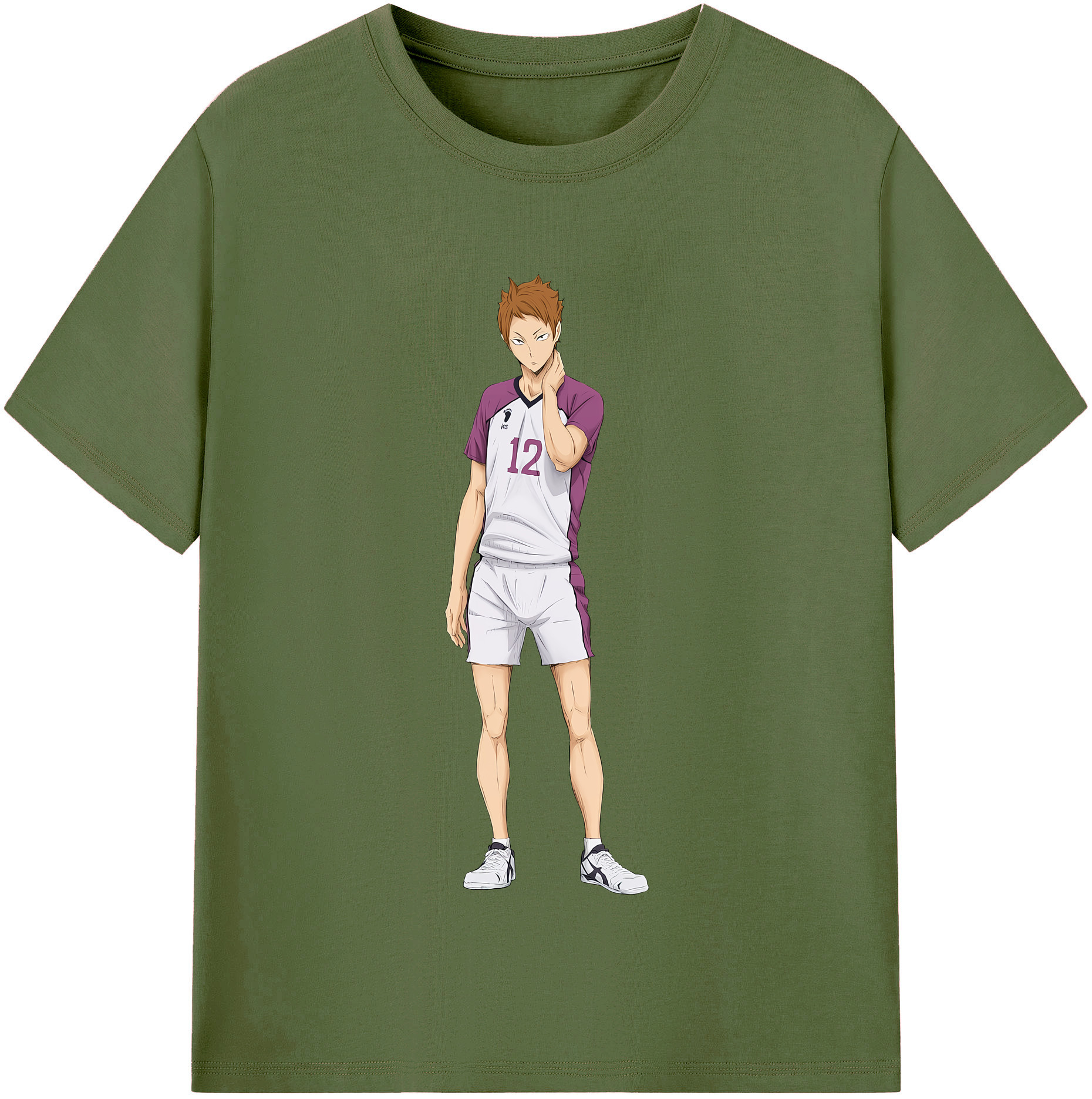 （画像用） ハイキュー!! Haikyu!! 綿100％半袖Tシャツ（フロントプリント）